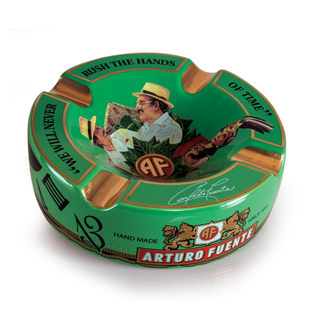 Arturo Fuente Hands of Time Ashtray Green