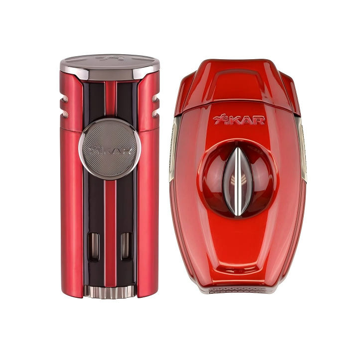 XIKAR Ultra Lighter & Cutter Set, Red